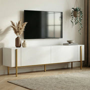 Noga, Mobile Porta tv 2 Ante, 180x30x45h cm Bianco