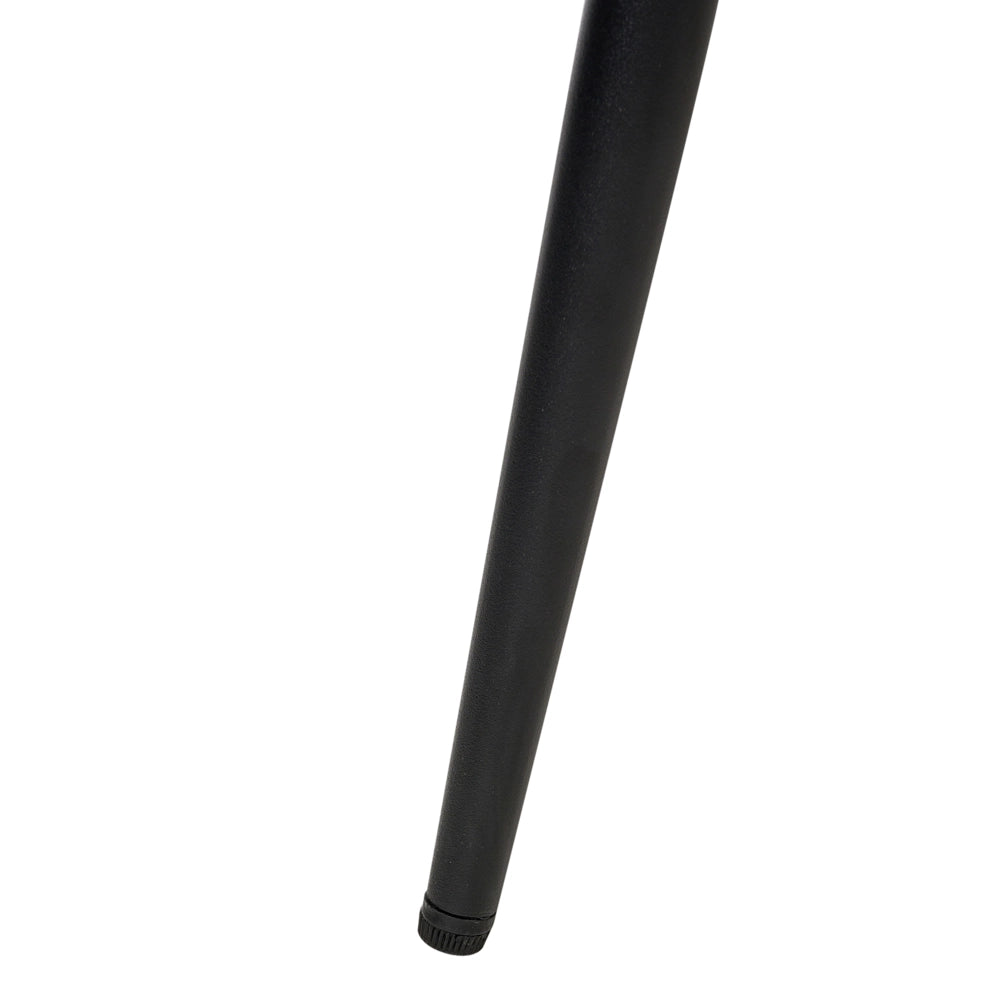 Set di 2 sedie da pranzo bouclè bianco braccioli schienale intagliato gambe in metallo moderna industriale