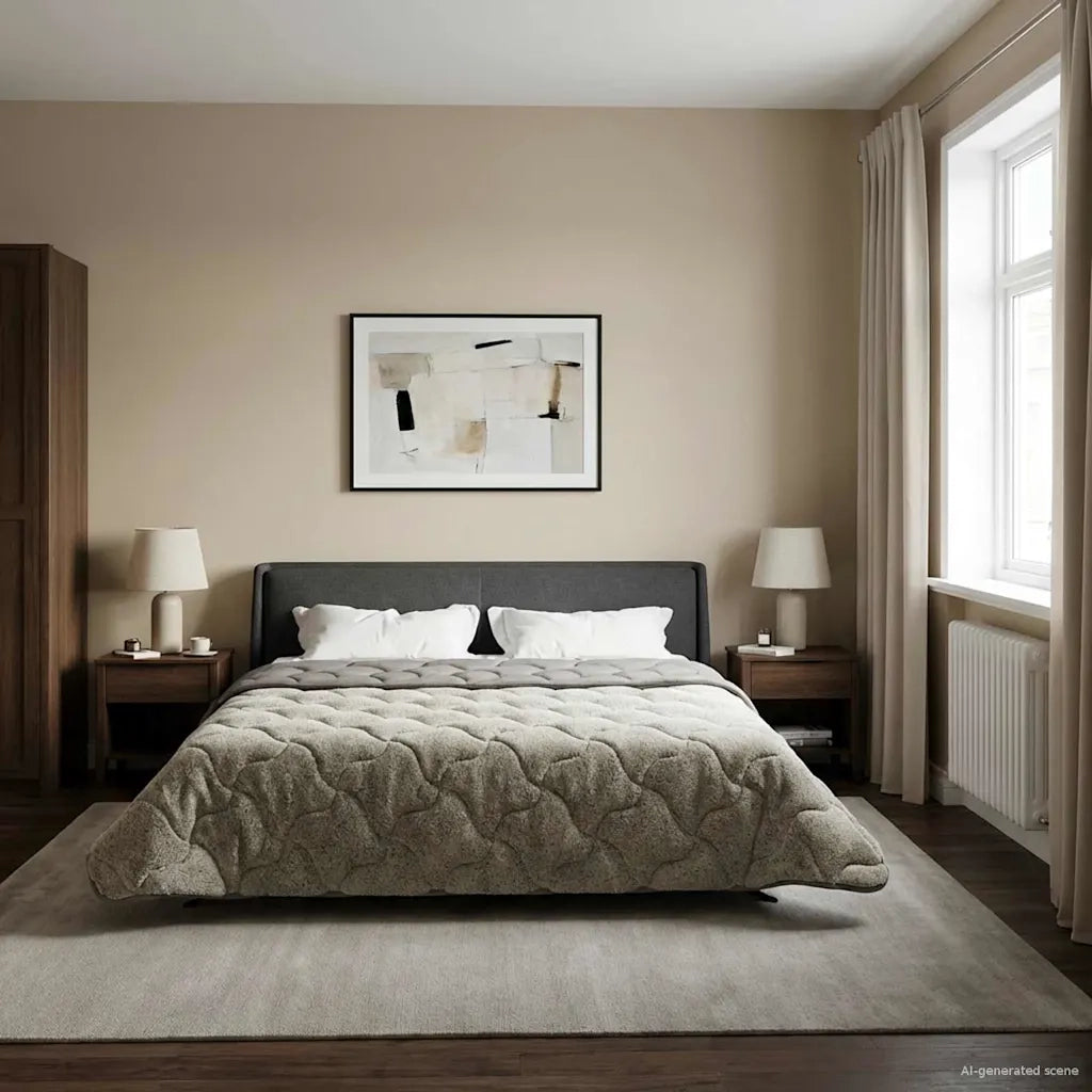 Duvet Estivo Trapuntato Grigio chiaro 200 x 220 cm