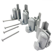R800/33 - Ganci Inferiori Grigio 4 pz