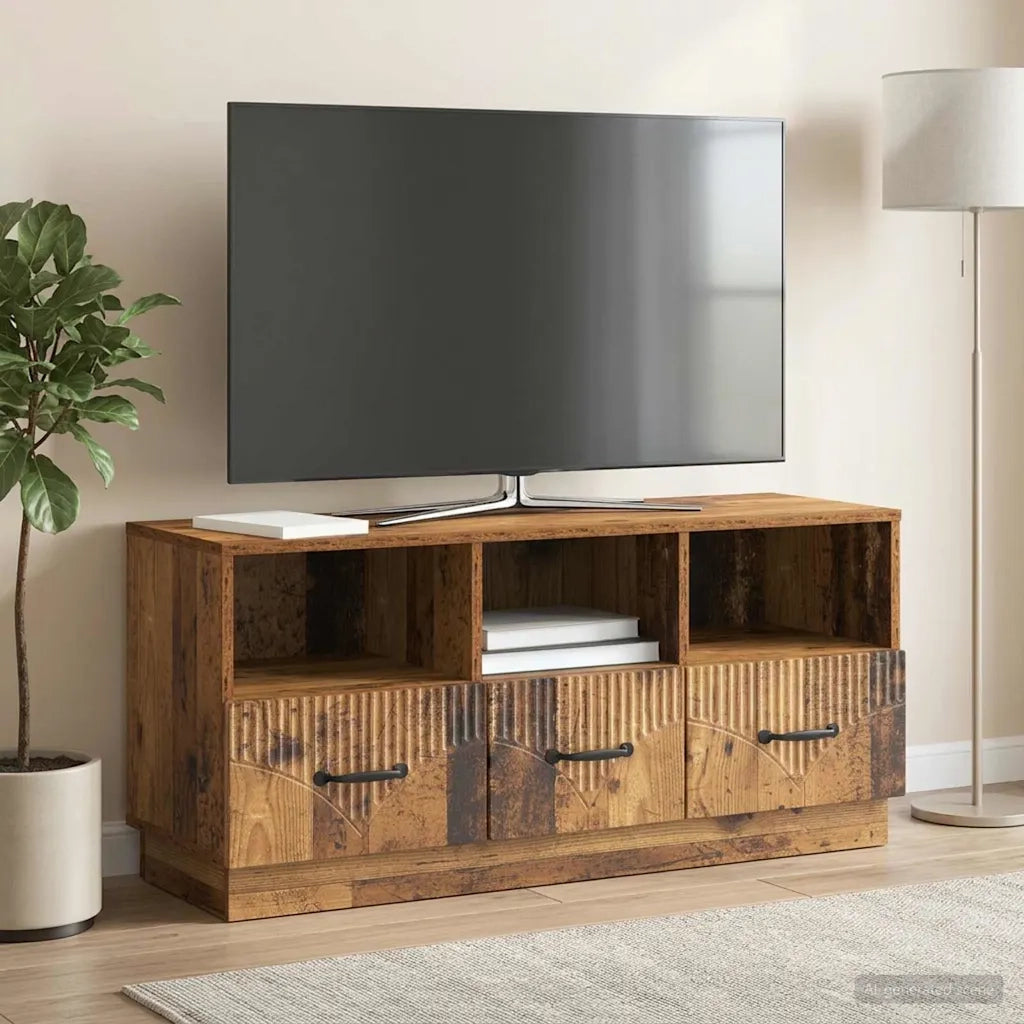 Mobile TV Legno antico 102 x 34,5 x 47 cm Legno ingegnerizzato 895373