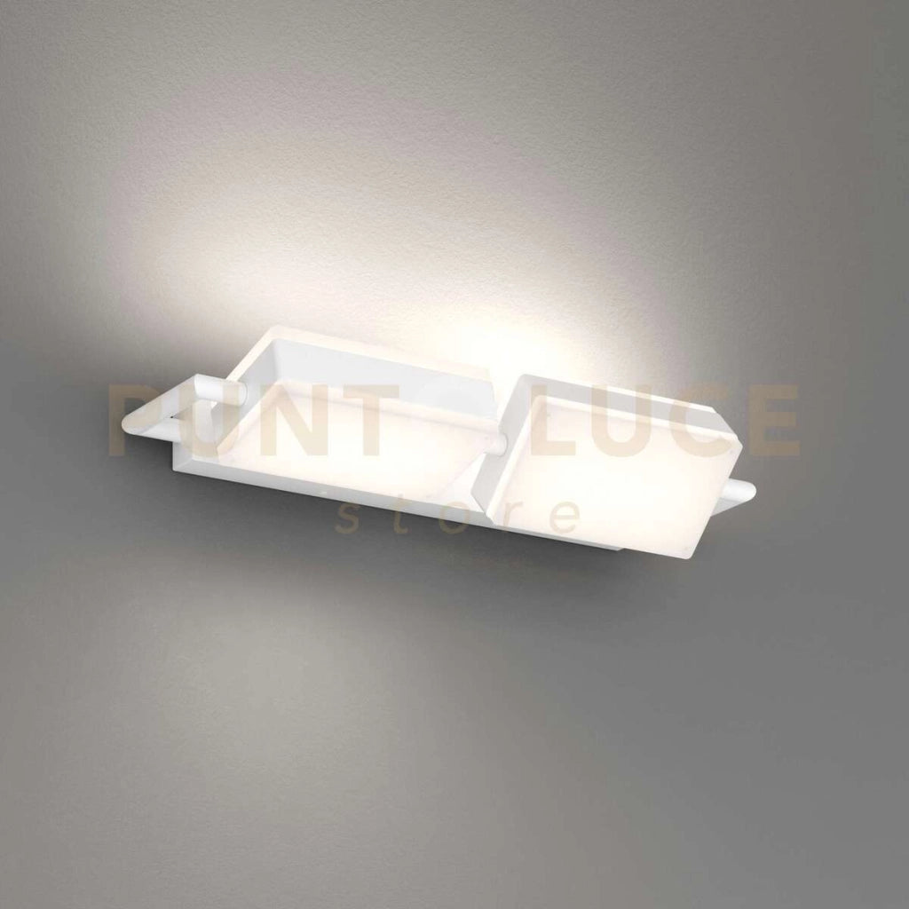 KUBI APPLIQUE PLAFONIERA GRANDE BIANCO A LED SWITCH 3000-4000K 38W 4320LM
