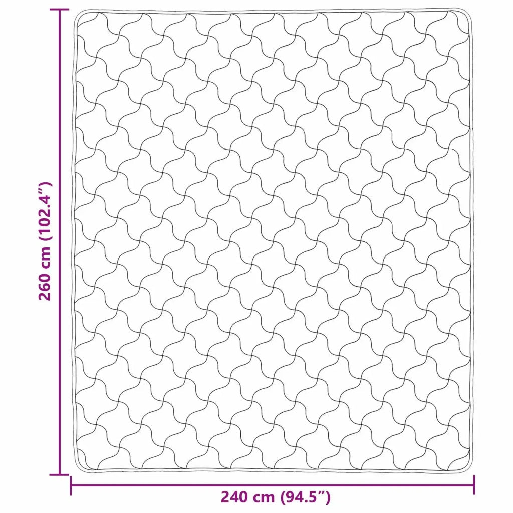 Piumone | Duvet Estivo Rosa 240 x 260 cm Microfibra e Fleece Teddy