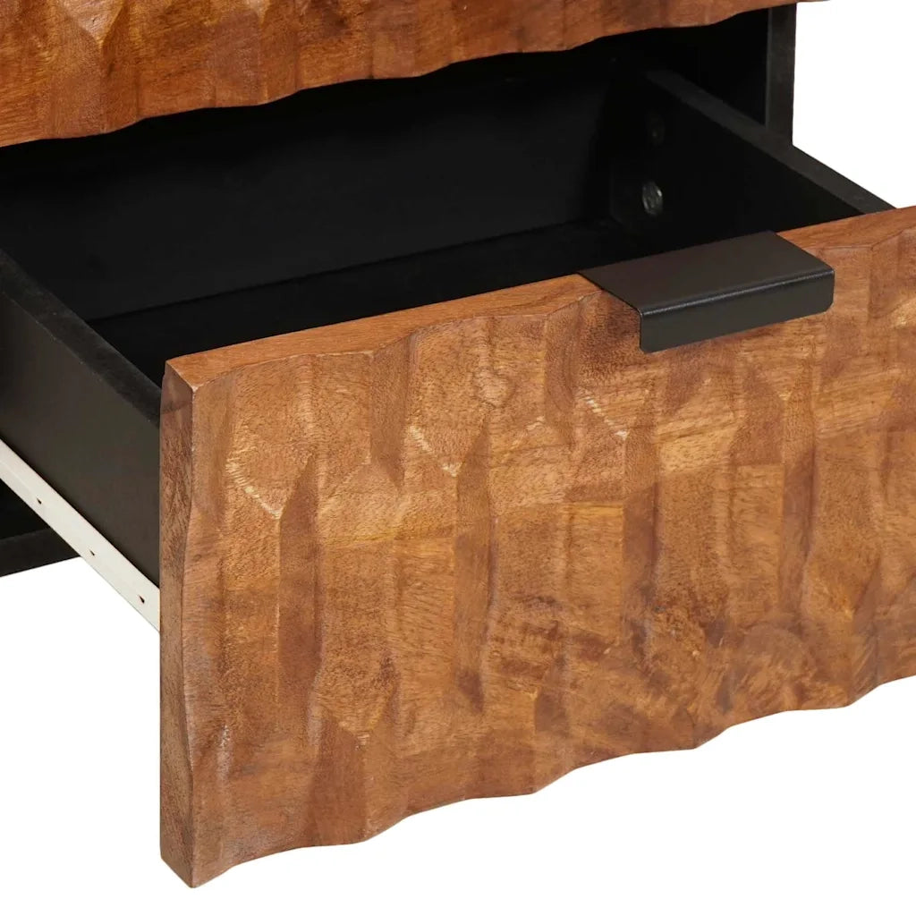 Armadio da Notte con cassetto Marrone 40 x 33 x 46 cm 4017898