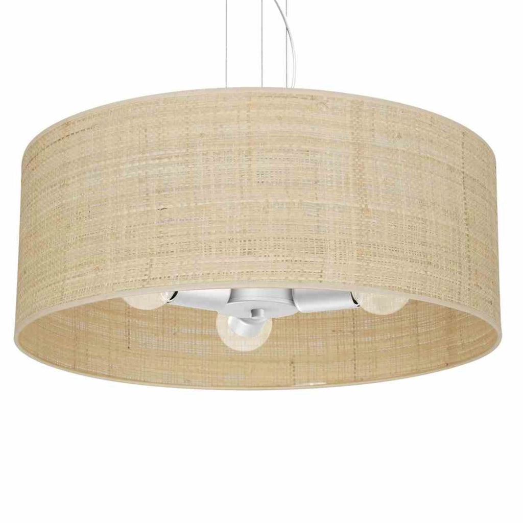 Lampadario sospensione Milagro Marshall MLP7490 Ø50 rattan