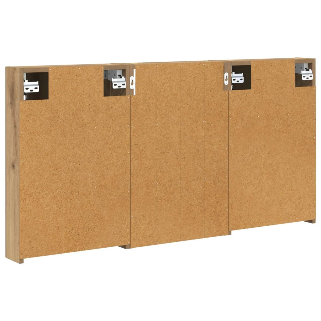 Set di Armadi da Bagno con porta 3 pcs 120 x 10,5 x 60,5 cm 3403735
