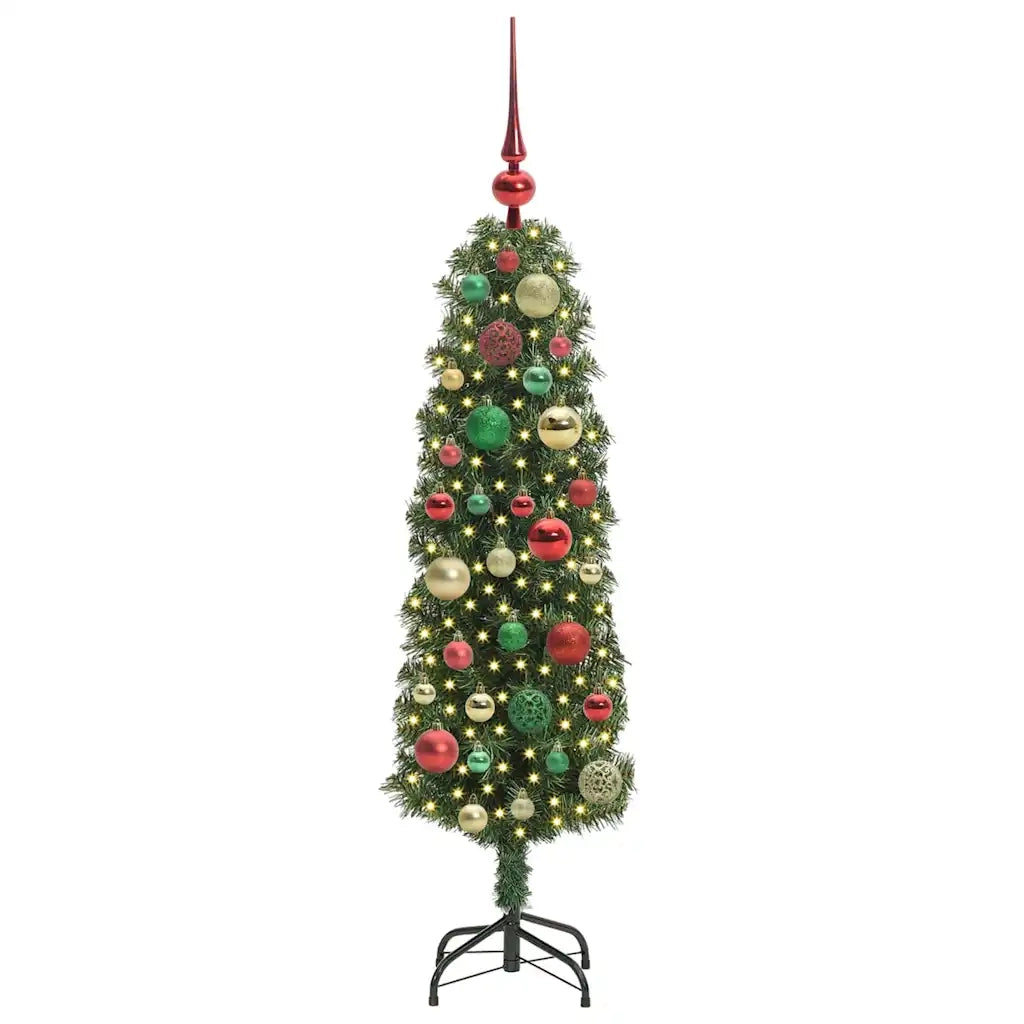 Albero di Natale artificiale con 150 LED Verde 120 cm 3394929