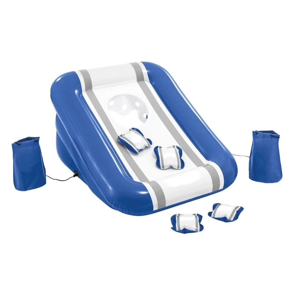 Trade Shop - Basket Palla Canestro Gonfiabile Bambini 86 X 71 X 42 Cm Mare Piscina Giardino -