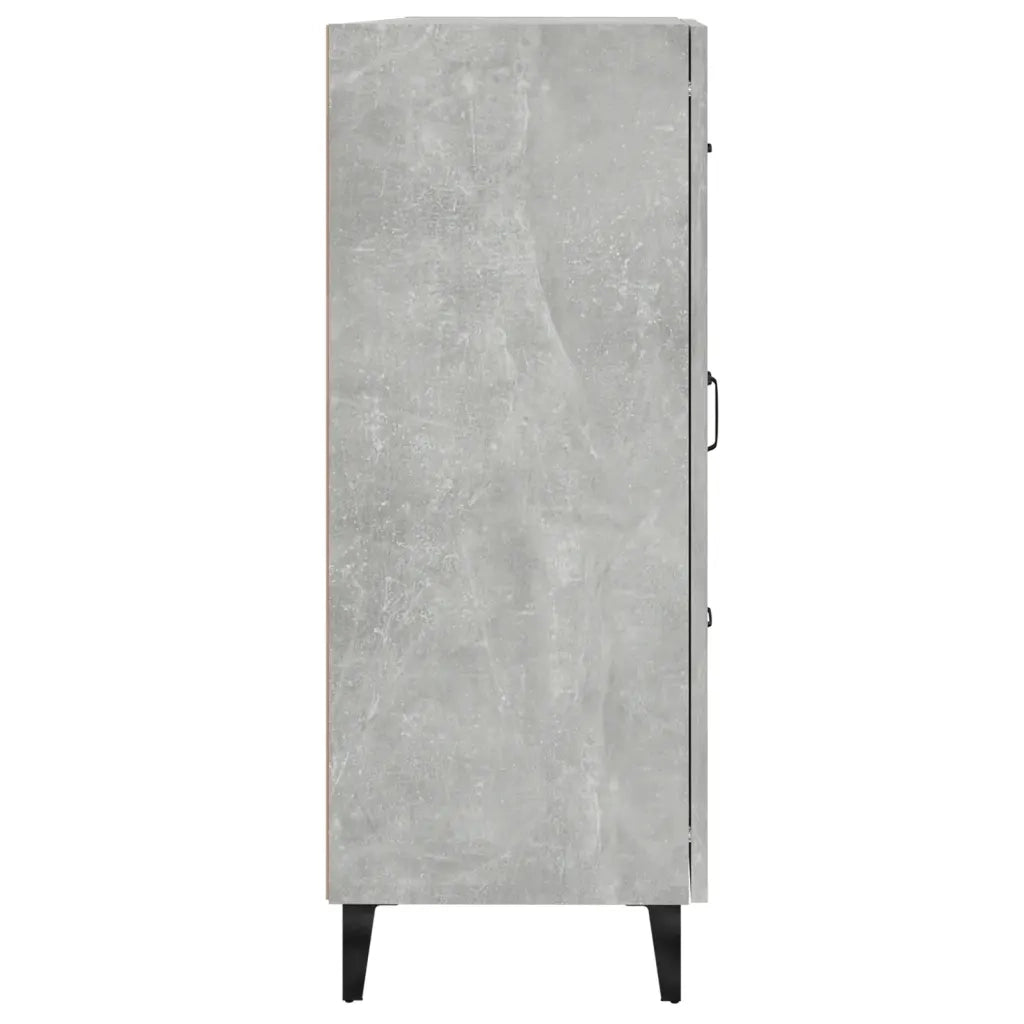 Credenza Grigio Cemento 69,5x34x90 cm in Legno Multistrato cod mxl 23325
