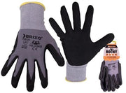 12 PA GUANTI BRIXO ROCKY NYLON-SPANDEX/NITRILE ANTINFORTUNISTICA LAVORO
