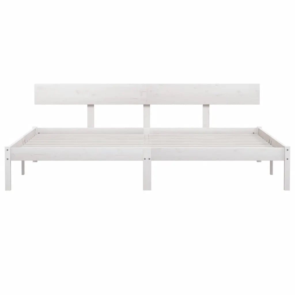 Giroletto Bianco in Legno Massello 180x200 cm Super King 810163