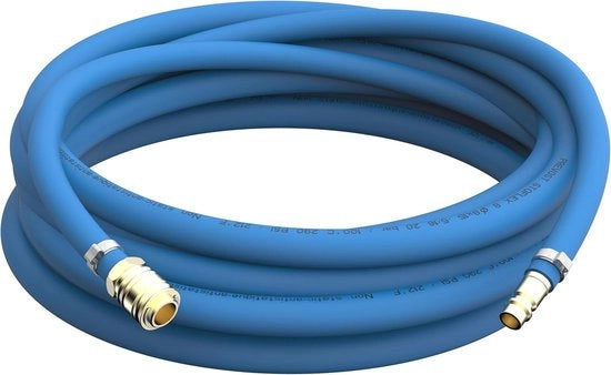 Slang antistatico da 3 m Ø 8 mm con connessione rapida e tappo di sicurezza