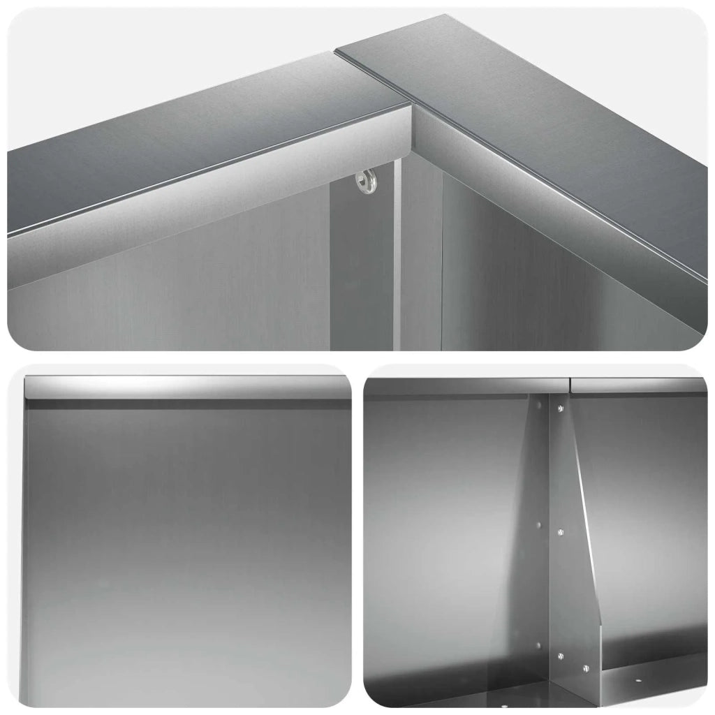 Muro di contenimento 8 pz 300 x 100 x 40 cm Acciaio zincato 3449252