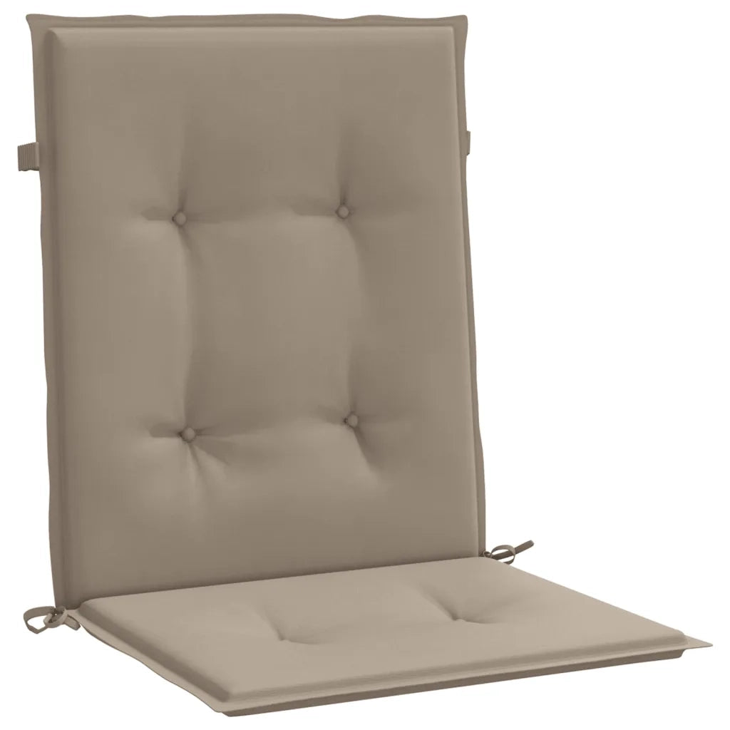 Cuscini per Sedie da Giardino 4 pz Grigio Talpa 100x50x3 cm cod mxl 68639