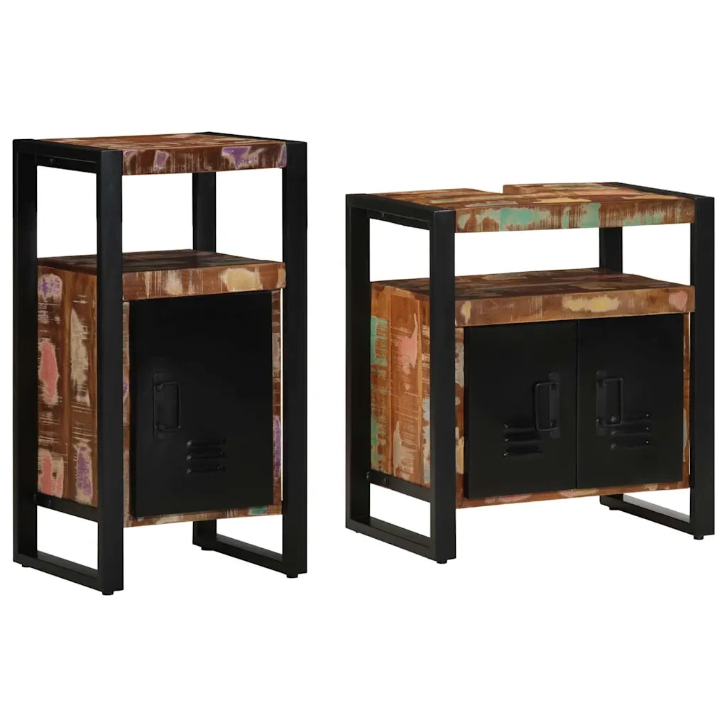 Set di mobili per il bagno 2 pcs Legno massello riciclato 3305603