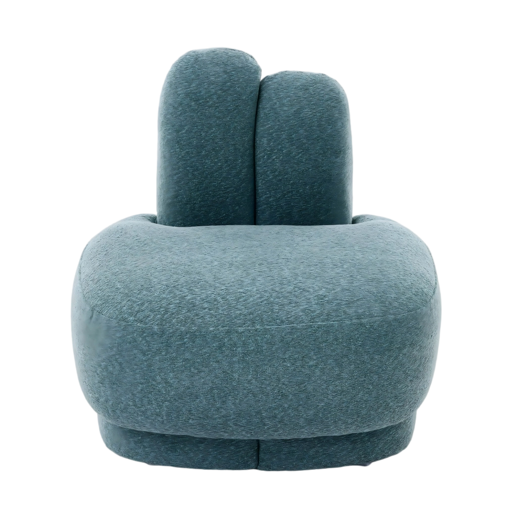 Pouf Orecchie Coniglio Imbottito ¨C MINIMAL ¨C Tessuto, Fisso, Senza Vano Contenitore