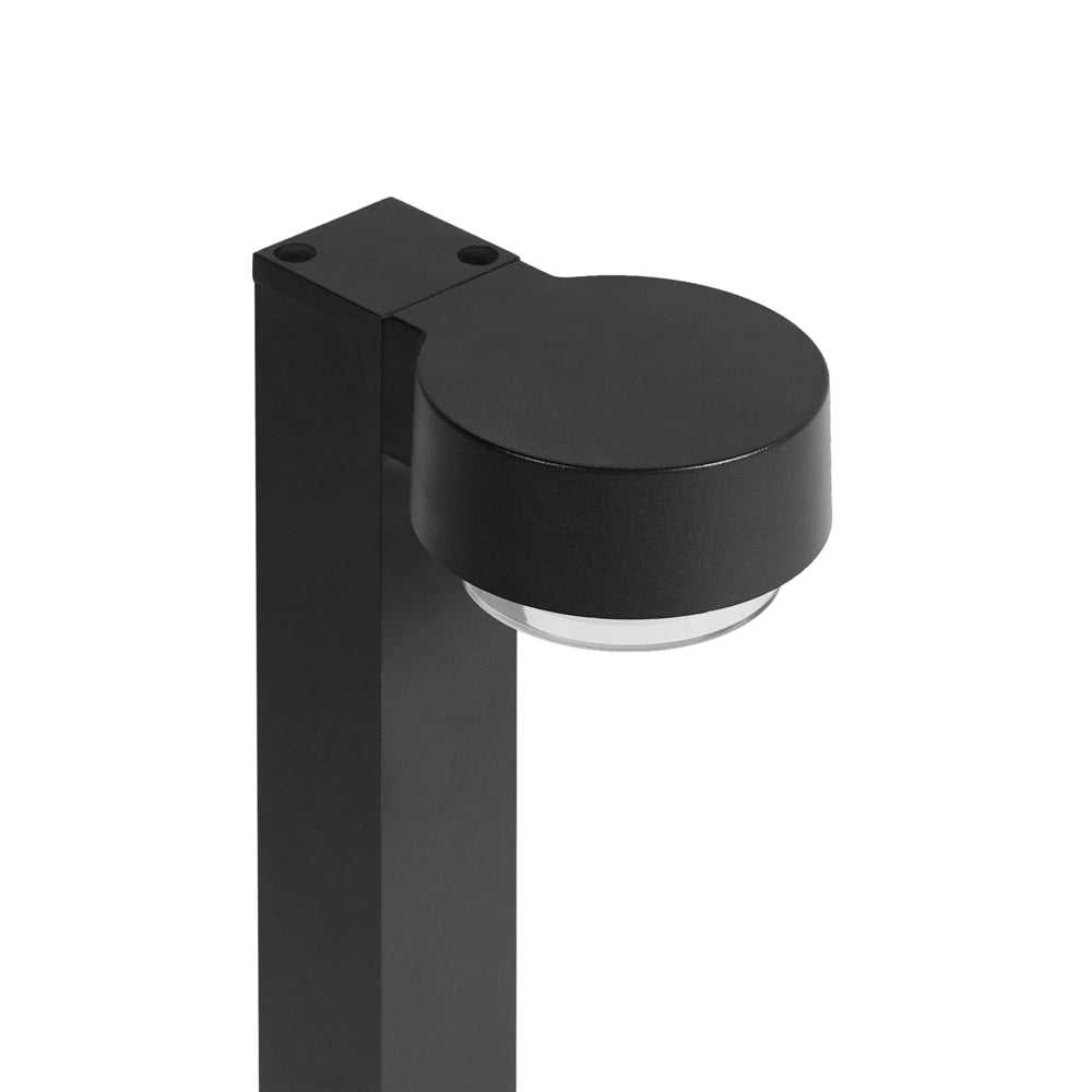 Lampada a paletto in alluminio nero, 60 cm, LED, per vialetti, illuminazione da giardino da esterno, design moderno
