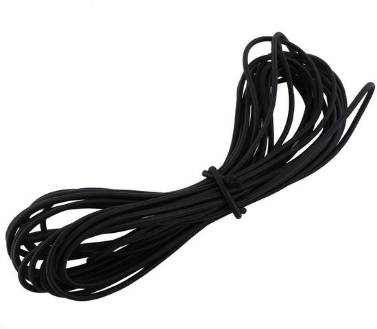 Corda Bungee 10 Metri - Corda Elastica - Corda Resistente - Fai da Te - Lavorazione Gioielli - Diametro Coda 4 mm - Corda Elastica