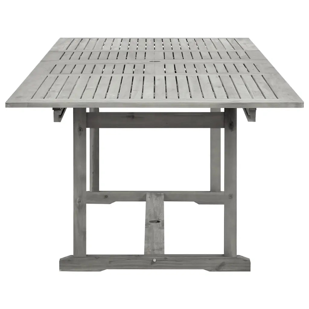 Tavolo da Pranzo per Esterni (160-240)x100x75cm Massello Acacia 316573