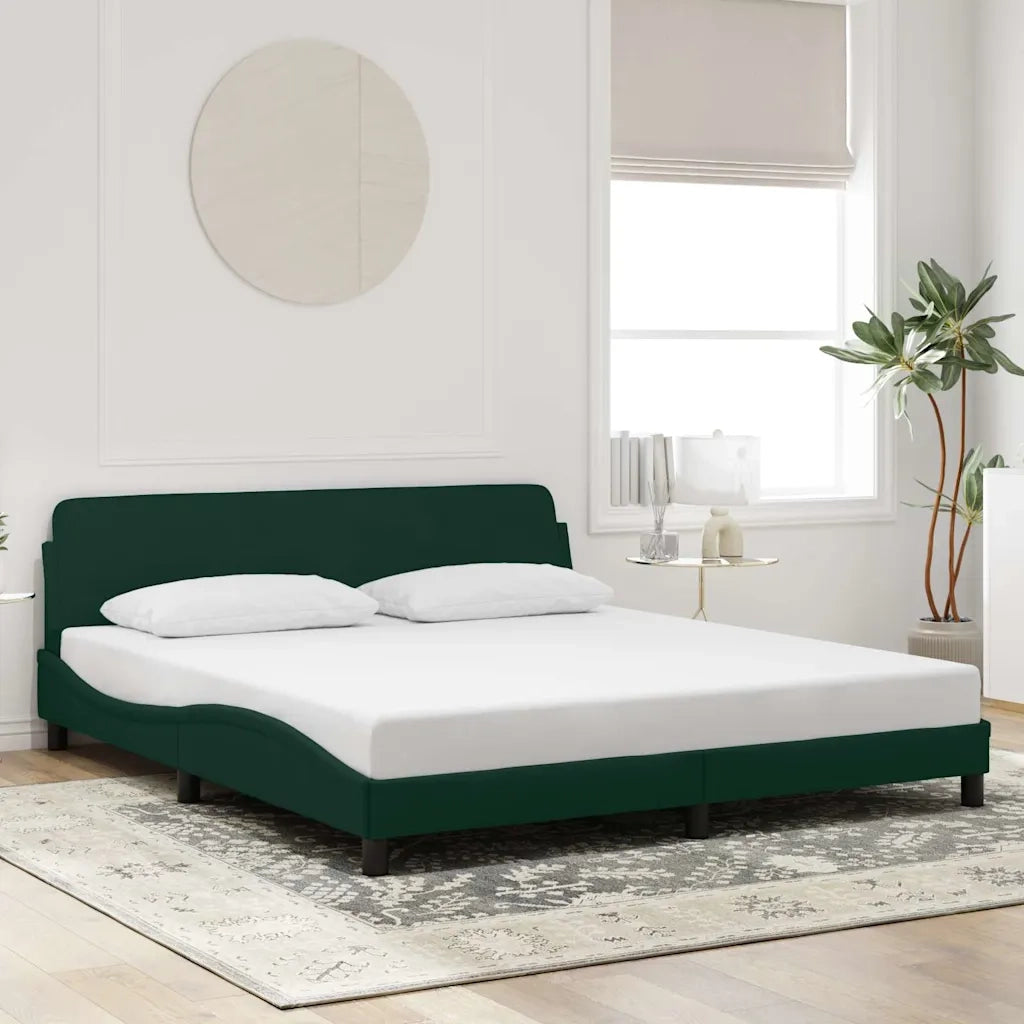 Giroletto Dover Verde Scuro 180x200 cm in Velluto 373235