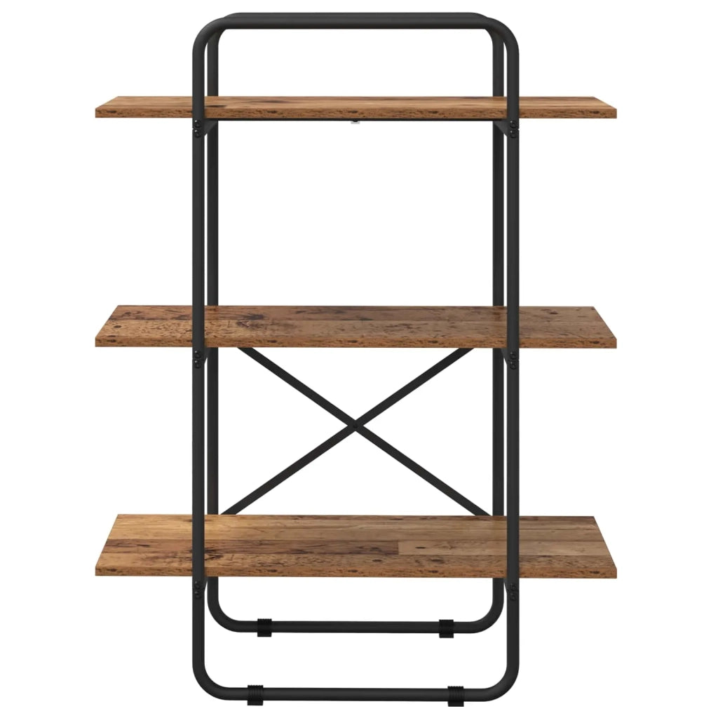 Libreria 3 livelli 60 x 35 x 105 cm PB Legno di quercia 8007844