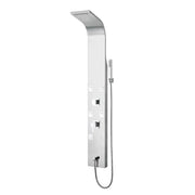 PARETE ATTREZZATA MULTIFUNZIONE MOD. CAYMAN- Acciaio inox lucidato- DH- pezzi 1
