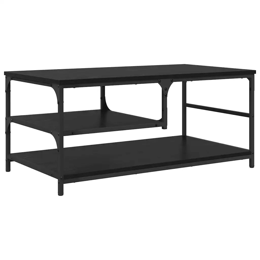 Tavolino da salotto Rovere Nero 90 x 49 x 40 cm 886245