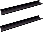 Set di 2 Pannelli da Parete in Metallo Nero, 70 cm di Lunghezza 

Specifica tecnica: 
- Lunghezza: 70 cm 
- Set composto da: 2 pezzi 

Idee di utilizzo: 
- Decorazione 
- Fotografie 
- Libri 
- Soggiorno 
- Camera da letto 
- Cucina 
- Ufficio 
- Salotto