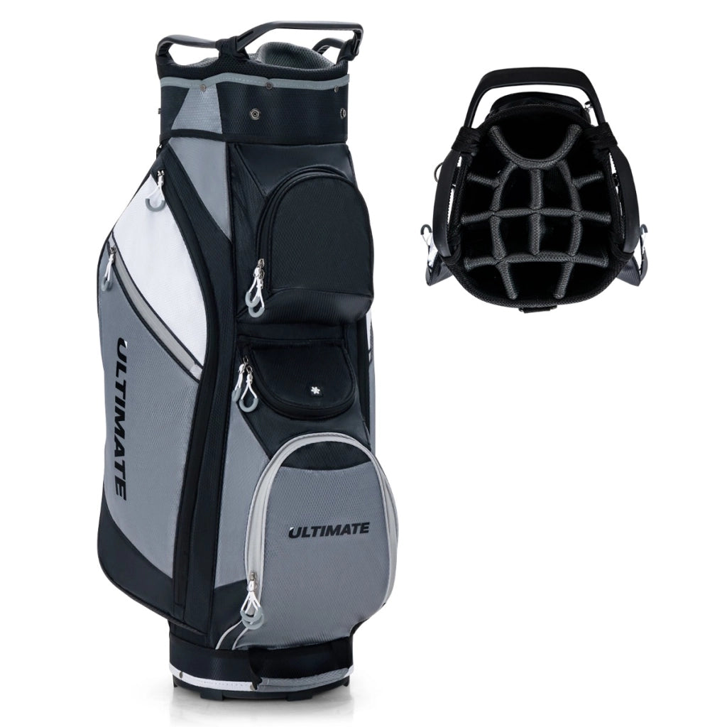 Borsa da golf con 14 divisori borsa termica tasca impermeabile per oggetti di valore, Borsa per carrello da golf-Golf