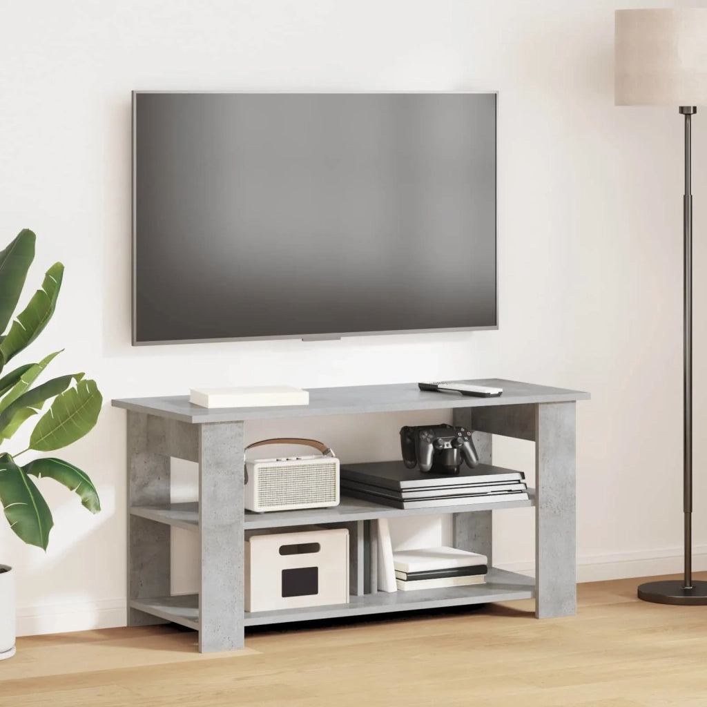 Supporto TV Grigio cemento 100 x 40 x 50 cm