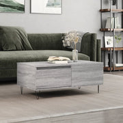 Tavolino Salotto-Tavolino da soggiorno-Tavolo Grigio Sonoma 90x50x36,5 cm Legno Multistrato 351342