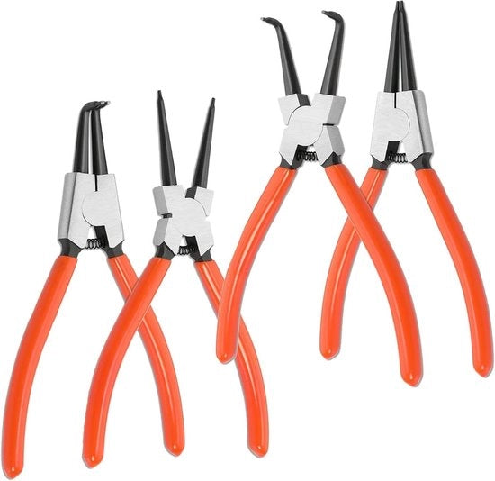 Set di graffe a 4 vie - ideale per applicazioni industriali e domestiche - antiscivolo - lunghezza punta 1,6 mm