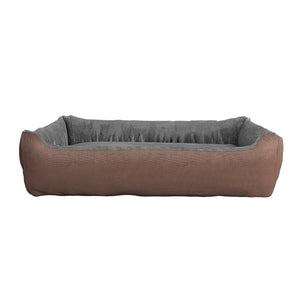 Cuccia per Cani e Gatti Doubleface 62x50x17 cm in Poliestere Love Tortora