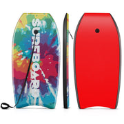 Tavola da surf 104 cm con nucleo EPS deck XPE fondo HDPE, Boogie board coda a luna crescente per bambini adolescenti e adulti