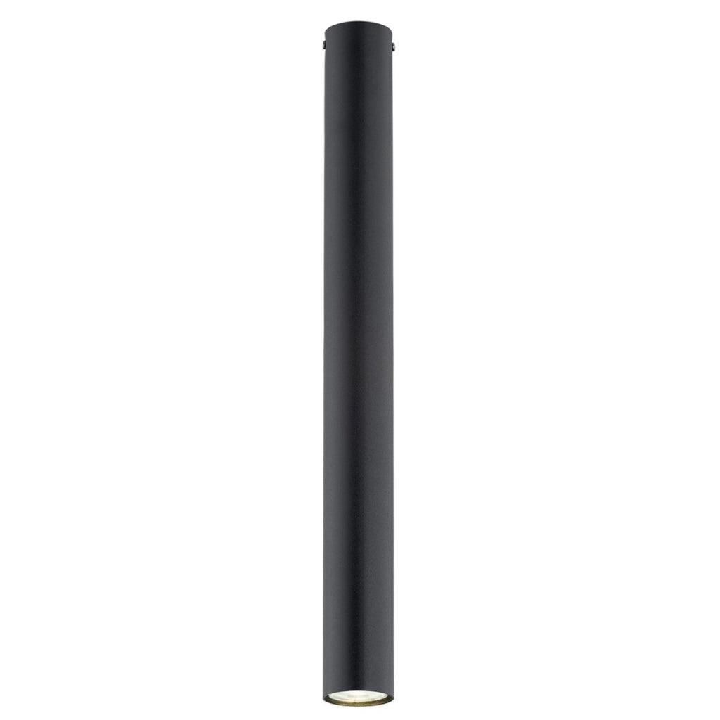 Lampada a sospensione Tecno 1XL in acciaio nero opaco