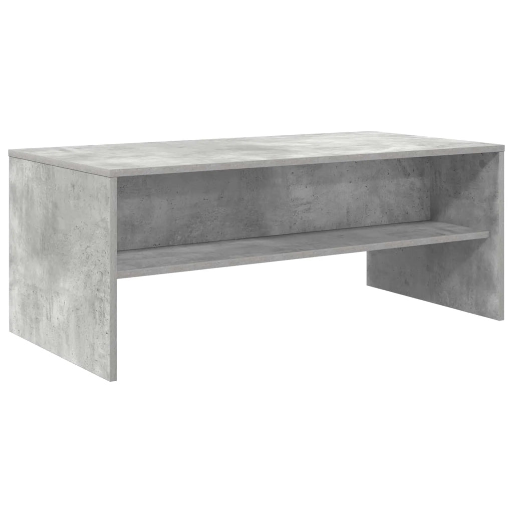 Tavolino da salotto Grigio cemento 100 x 50 x 40 cm 8000287