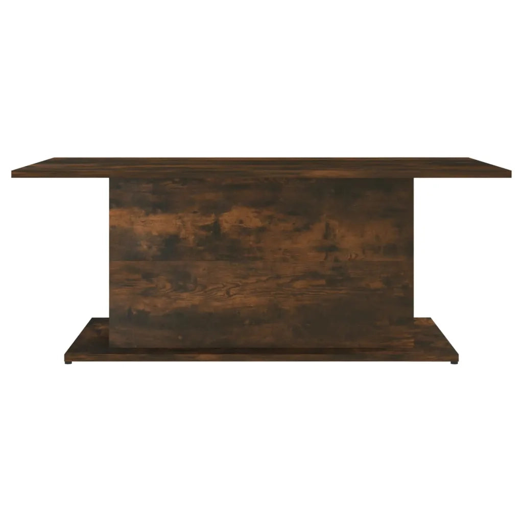 Tavolino da Salotto Rovere Fumo 102x55,5x40 cm in Truciolato 813092