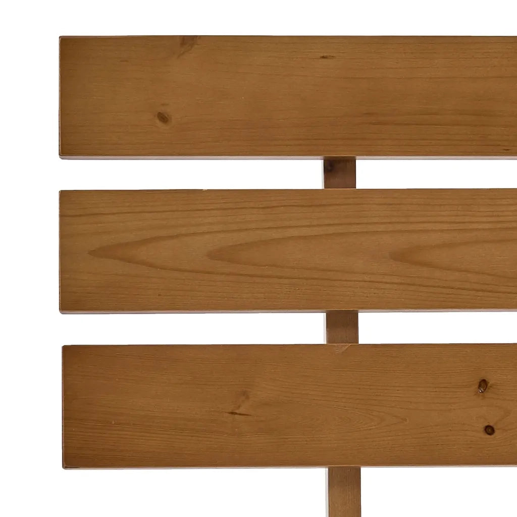 Giroletto-Struttura Letto Marrone in Legno Massello di Pino 100x200 cm