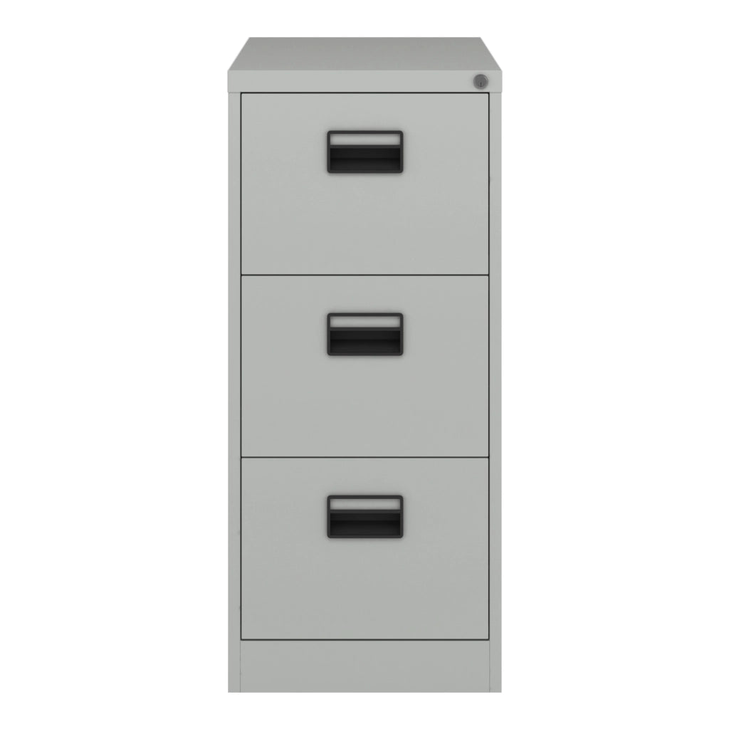 Cassettiera Rääkkylä in Acciaio con 3 Cassetti 103 x 45 x 62 cm - Grigio [en.casa]