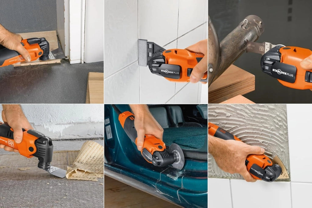 Multimaster MM 500 Plus Top, il potente utensile multifunzione con 30 accessori, Motore FEIN da 350 W, Sistema antivibrazioni, Attacco Portautensile StarlockPlus, Sistema di serraggio rapido