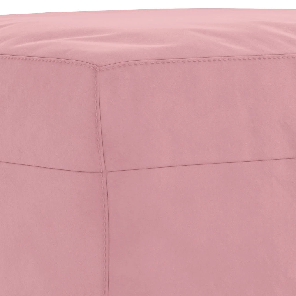 Set di Divani 4 pz con Cuscini Rosa in Velluto 3201967