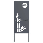 Schermo per privacy in giardino Traforo Antracite 50 x 140 cm CFW2519221