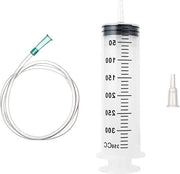 Spazzola a spruzzo in plastica con 1 tubo per olio motore - liquido alimentare per animali - esperimenti - uso industriale (300 ml)