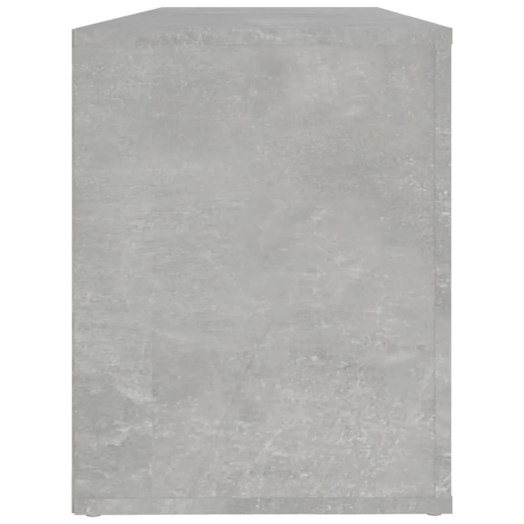 Scarpiera mobile contenitore per scarpe mobile per ingresso/corridoio/soggiorno 100 x 35 x 45 cm legno ingegnerizzato grigio 02_0021783