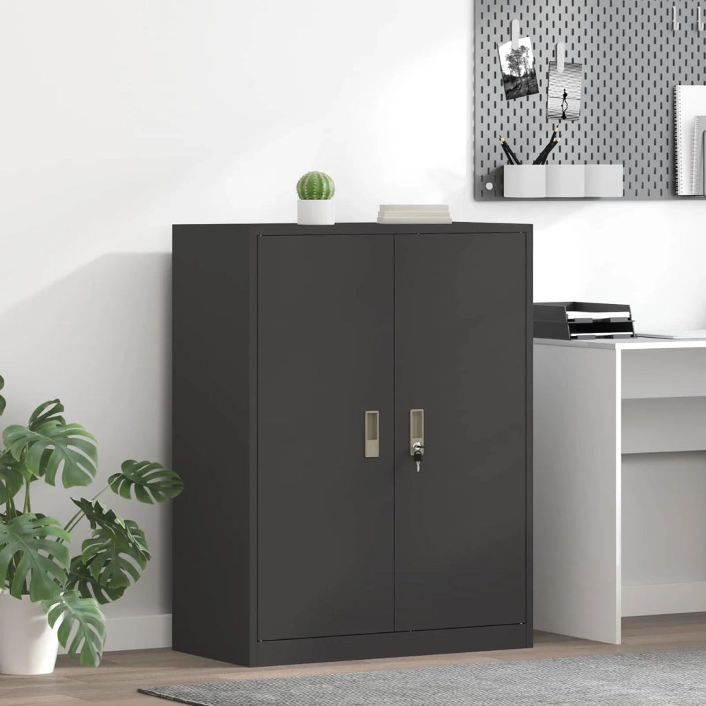 Armadio Nero 80 x 40 x 105 cm Acciaio CFW8938834