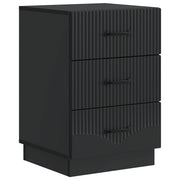 Armadio da Notte Nero 43 x 41 x 63,5 cm Legno ingegnerizzato 895246