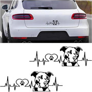 Set di adesivi per auto da 2 pezzi, decorazione carina e divertente per auto, laptop, parete - Adesivi autoadesivi autoadesivi - Decorazione per parete.