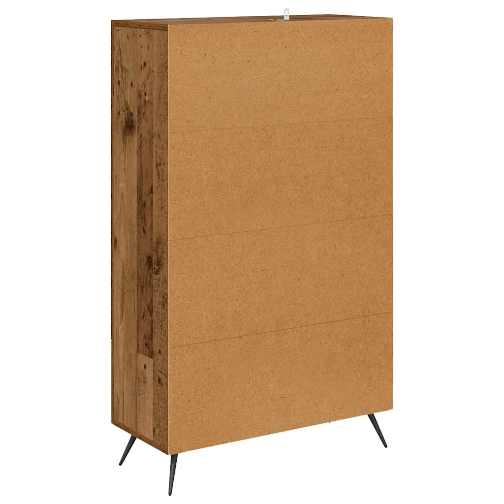 Credenza con cassetto Legno vecchio 69,5 x 31 x 115 cm