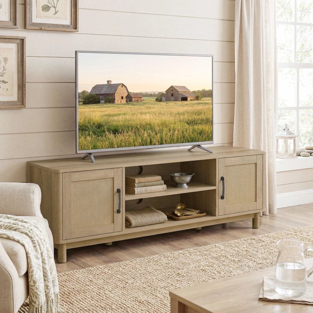 Mobile TV ¨C zephmum ¨C Rovere, Rattan, 135 cm
