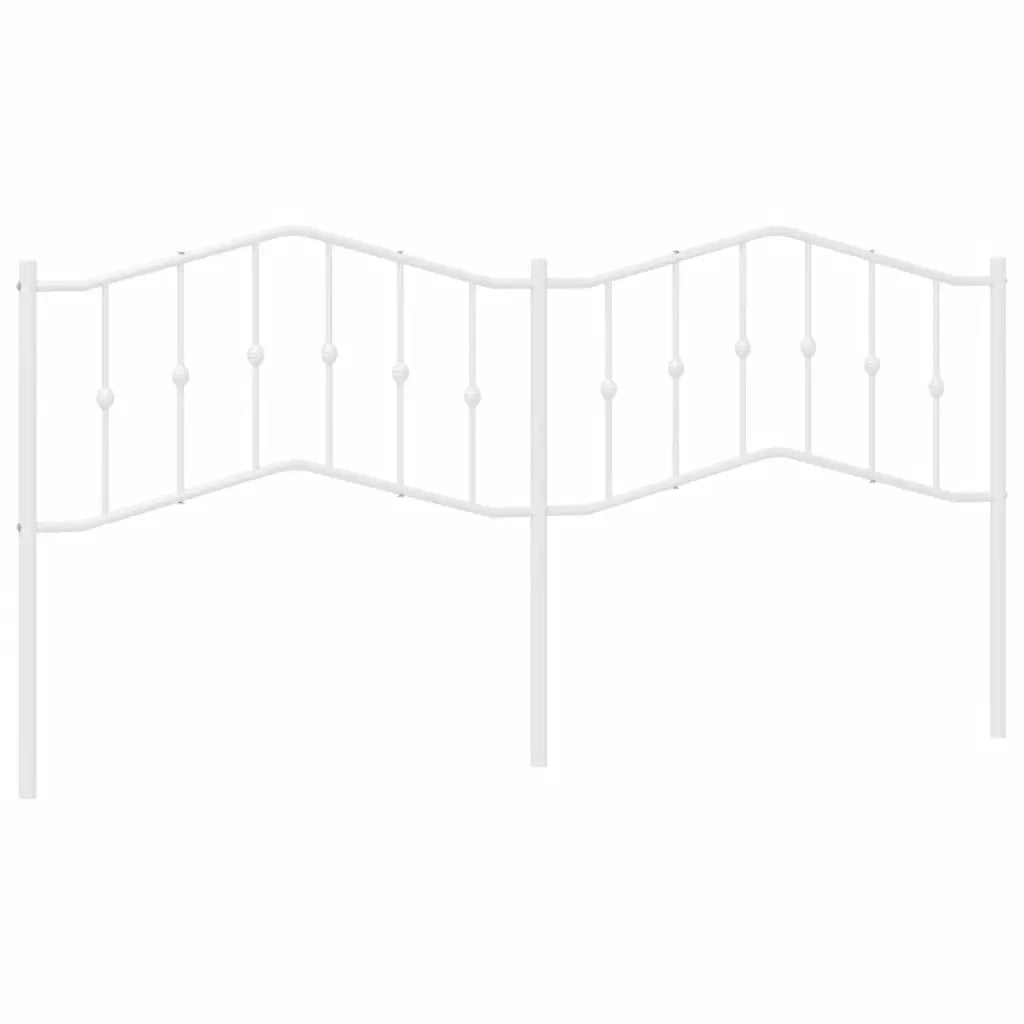 Testiera in Metallo-Testiera in Ferro-Testata Bianco 200 cm 464300